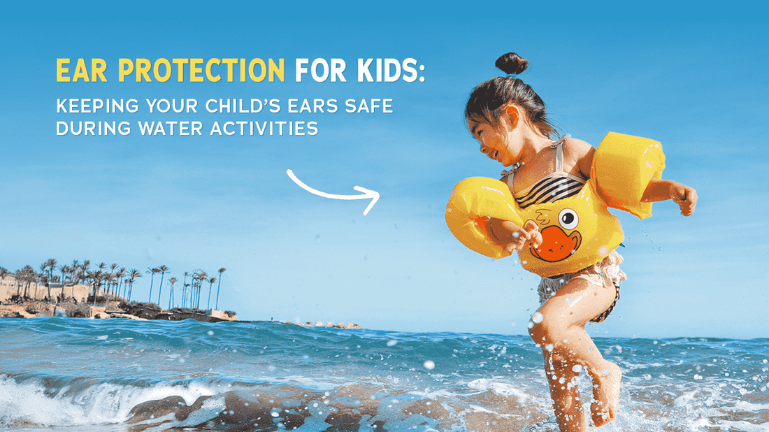 Ear Pro is suitable for kids and for all other age groups as well. It's a spray that protect the ears and doesn't let water enter the ears during any water activity.