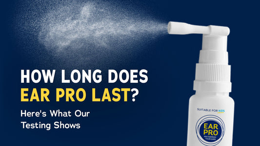 Ear spray usage duration