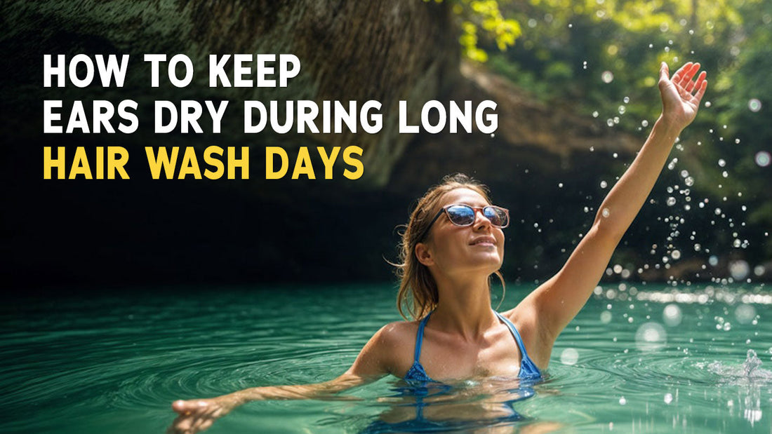 How to Keep Ears Dry During Long Hair Wash Days