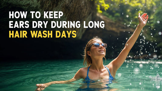 How to Keep Ears Dry During Long Hair Wash Days